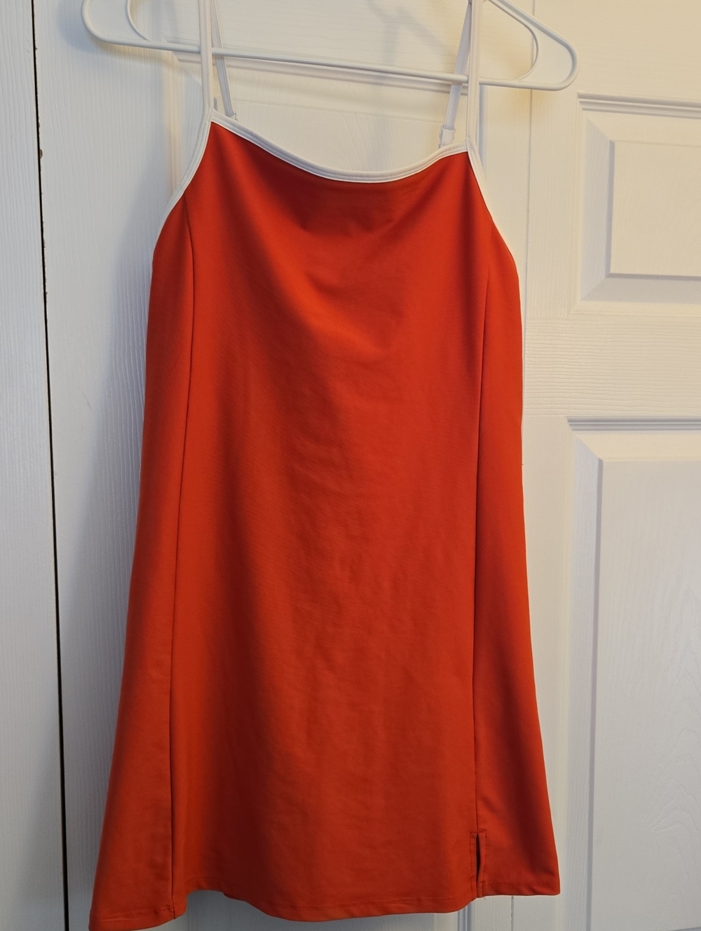 Old Navy Powersoft Active Dress Red With White Straps Size M